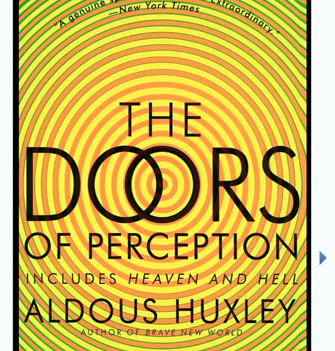 Image for The Doors of Perception by Aldoux Huxley